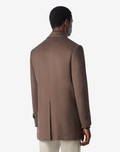 Coat In Beaver Di Pura Lana