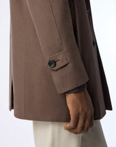 Coat In Beaver Di Pura Lana