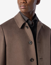 Coat In Beaver Di Pura Lana