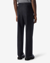 Pants Neri In Flanella
