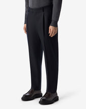 Pants Neri In Flanella