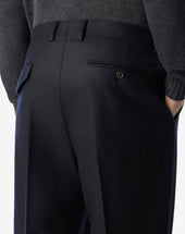 Pants Neri In Flanella