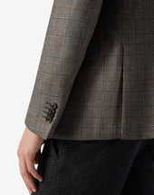 Jacket Grigia In Lana Natural Stretch