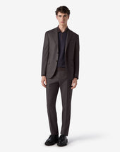 Suit In Twill Di Lana S140s A Righe