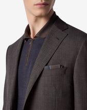 Suit In Twill Di Lana S140s A Righe