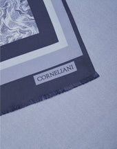 Scarf Navy In Pura Seta