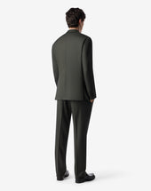 Suit In Flanella Di Lana Pettinata Super 120s