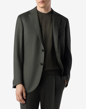 Suit In Flanella Di Lana Pettinata Super 120s