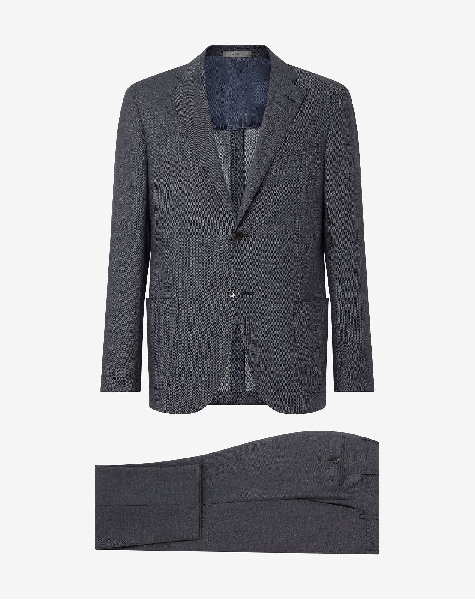 Suit Denim In Lana