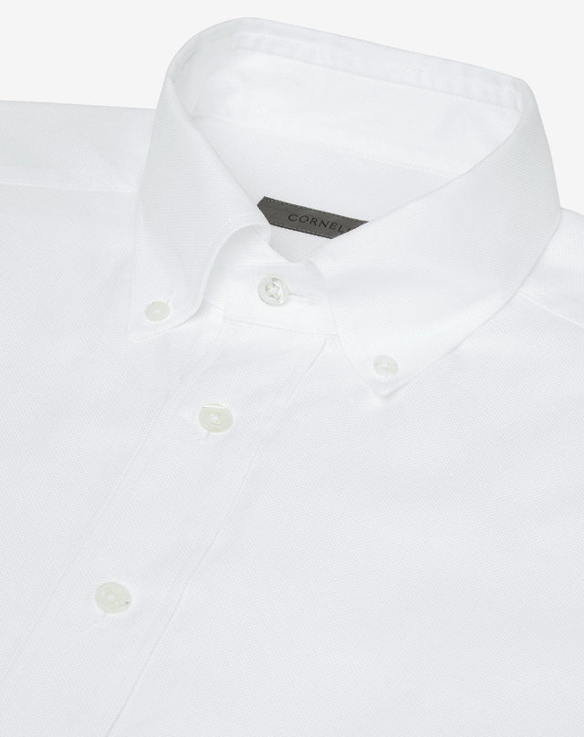 Shirt bianca in cotone royal oxford