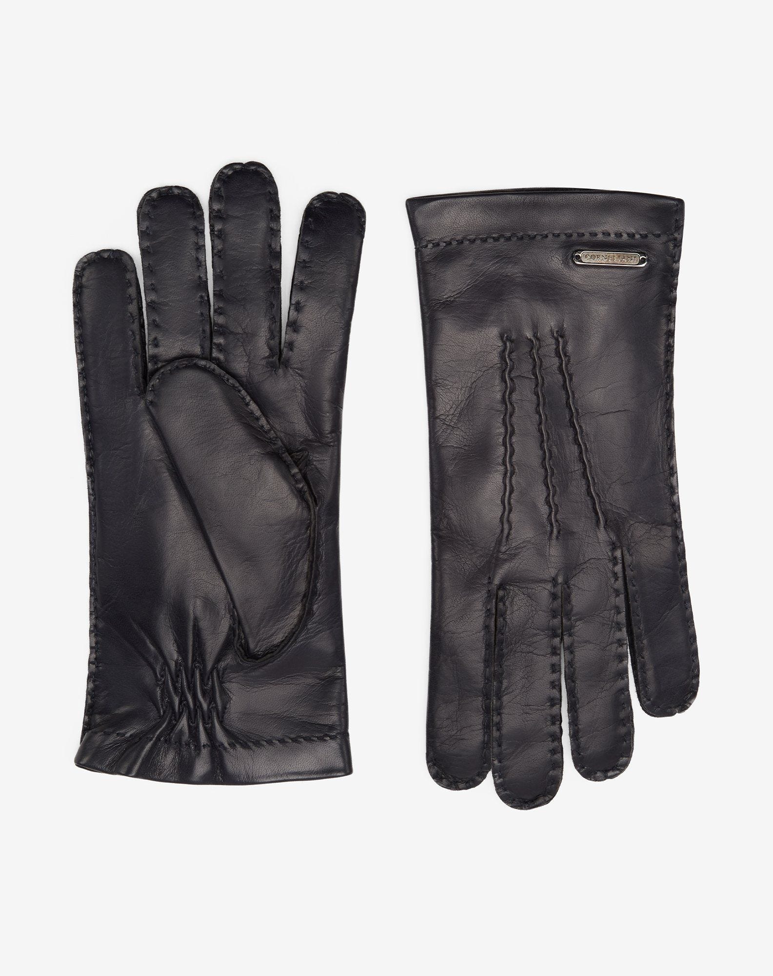 Gloves In Nappa E Cashmere