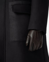 Gloves Testa Di Moro In Nappa E Cashmere