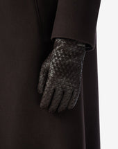 Gloves Testa Di Moro In Nappa Intrecciata