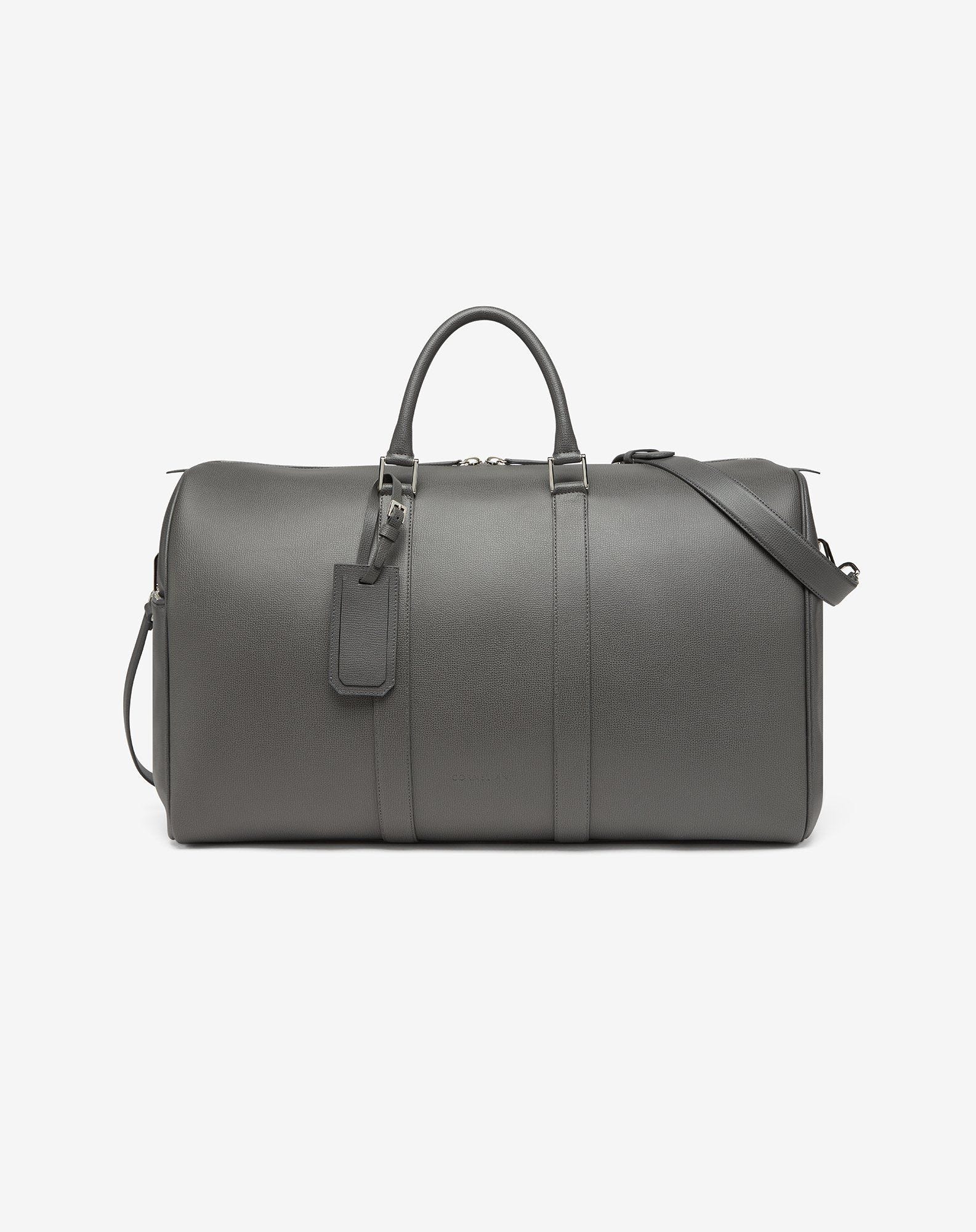 Bag Boston Grigia In Pelle