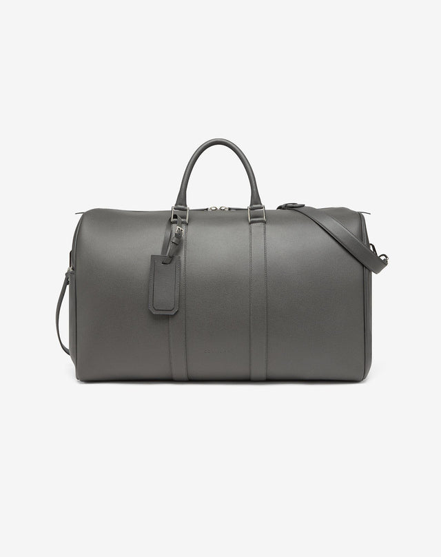 Bag Boston Grigia In Pelle
