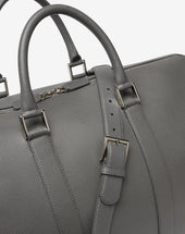 Bag Boston Grigia In Pelle