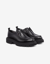 Shoe Nordica Nera In Vitello Anticato