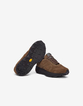 Runner Tabacco In Pelle Scamosciata