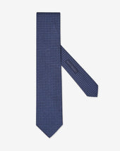 Tie In Seta Disegno Geometrico Jacquard
