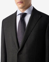 Tie In Seta Disegno Geometrico Jacquard