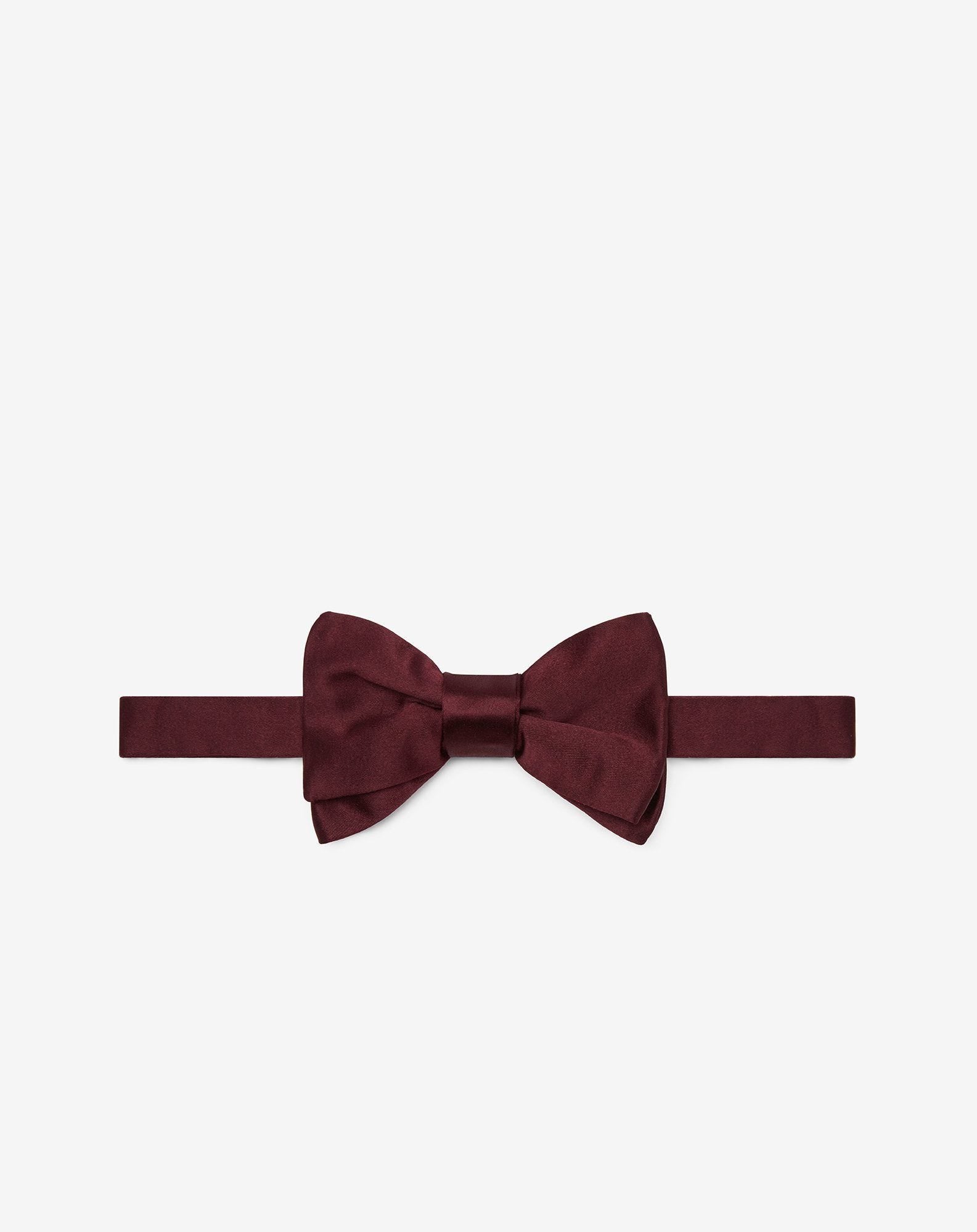 Papillon Bordeaux In Raso Di Pura Seta