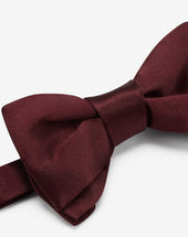 Papillon Bordeaux In Raso Di Pura Seta