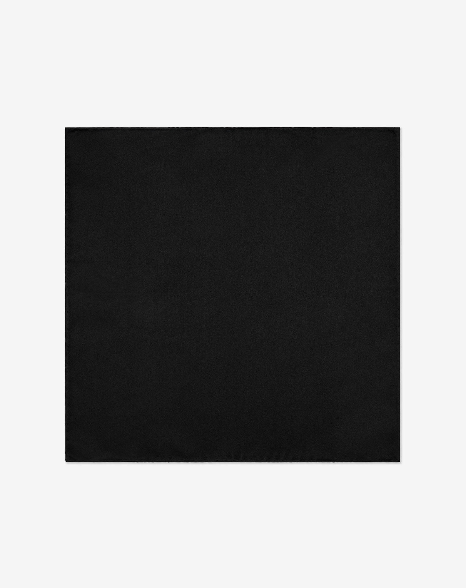 Pochette Nera In Raso Unito
