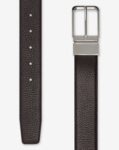 Belt Testa Di Moro Blu In Pelle Stampa Dollaro