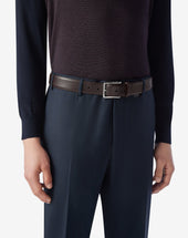 Belt Testa Di Moro In Nappa Supersoft