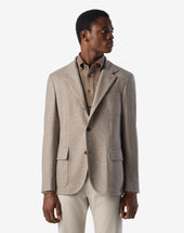 Jacket In Jersey Di Lana