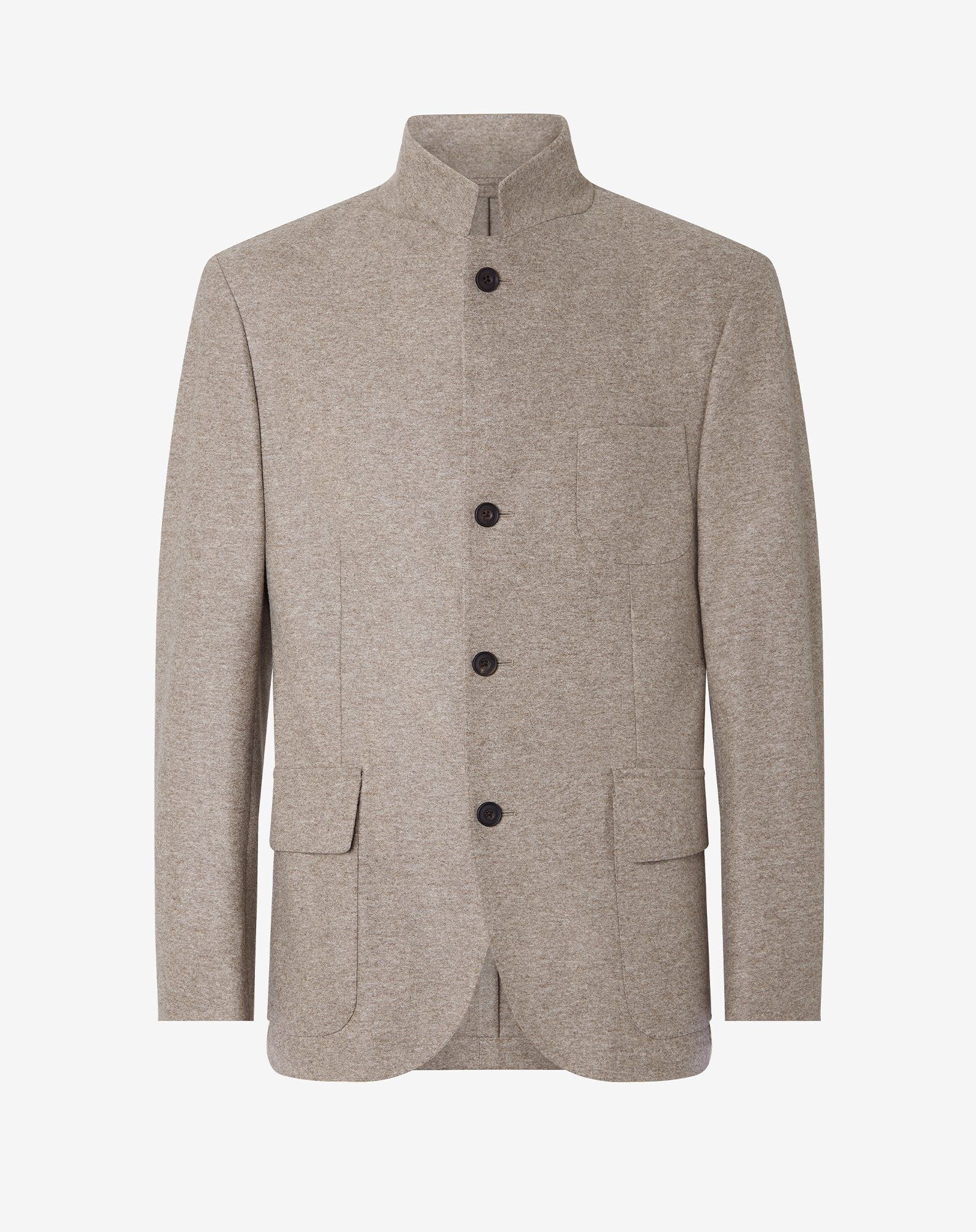 Jacket In Jersey Di Lana