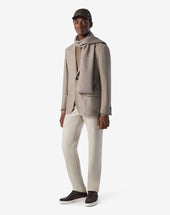 Jacket In Jersey Di Lana