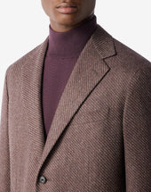 Jacket In Lana Pettinata
