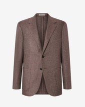 Jacket In Lana Pettinata