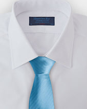 Cornflower Herringbone Silk Tie