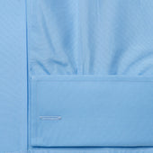 Classic Fit Swiss Poplin Double Cuff Shirt In Cornflower