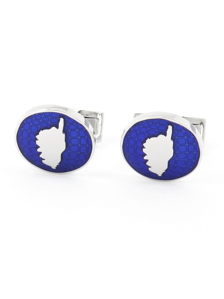 Corsica Map Cufflinks