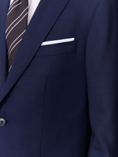 Costume 2 Pi Ces Regular En Laine Bleu Marine