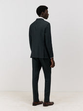 Costume 2 Pi Ces Slim En Laine M Lang E Kaki
