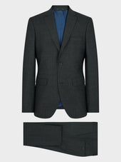 Costume 2 Pi Ces Slim En Laine M Lang E Kaki