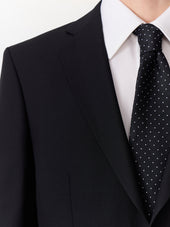 Costume 2 Pi Ces Slim En Laine Noire
