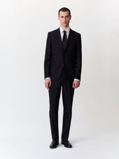 Costume 2 pièces slim en laine noire