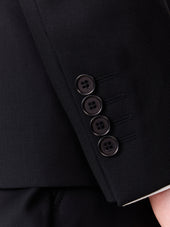 Costume 2 Pi Ces Slim En Laine Noire