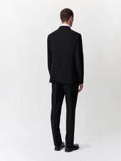 Costume 2 Pi Ces Crois Regular En Laine Noire