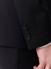 Costume 2 Pi Ces Crois Regular En Laine Noire