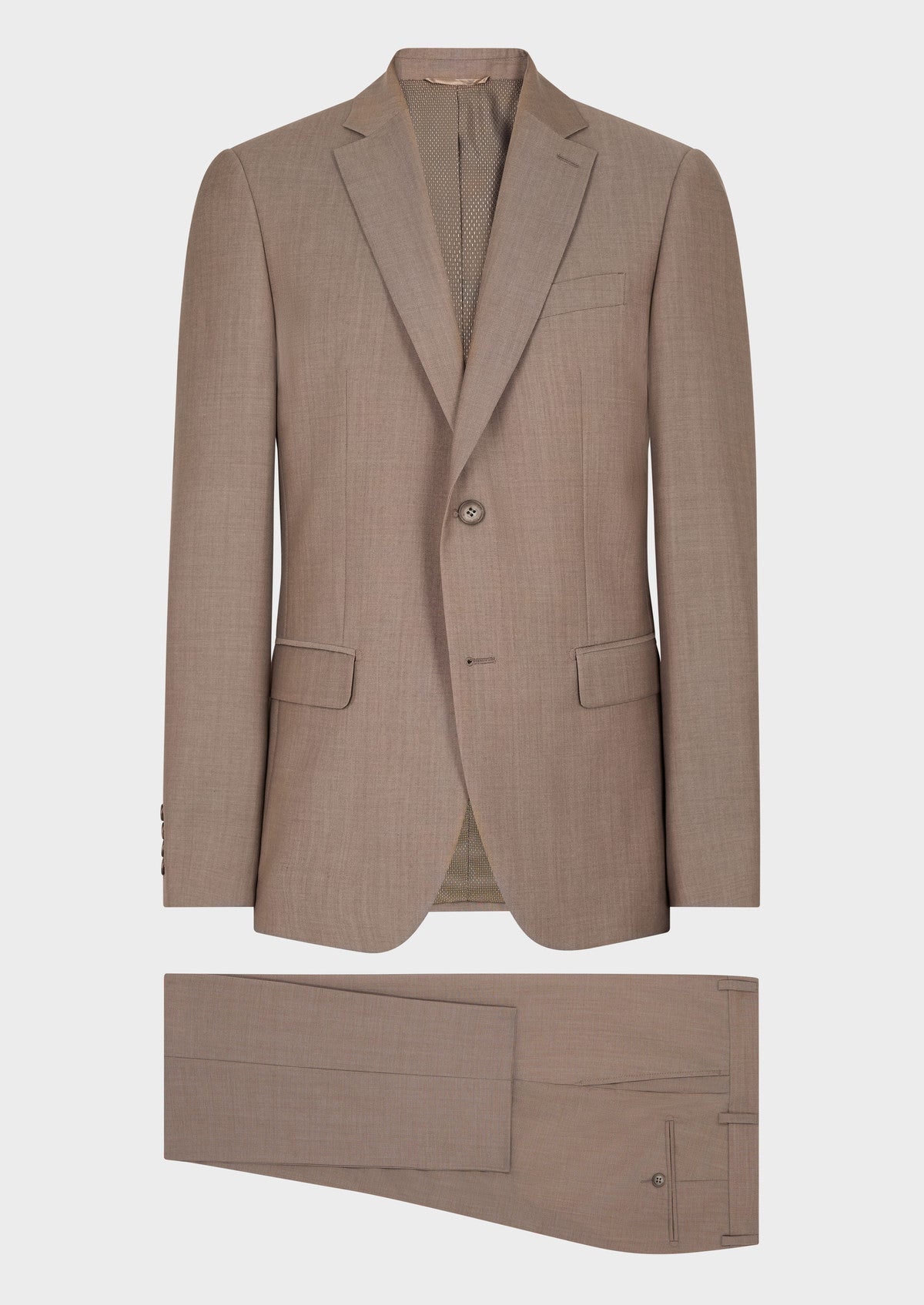 Costume 2 Pi Ces Slim En Laine Unie