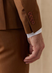 Costume 2 Pi Ces Slim En Laine Unie