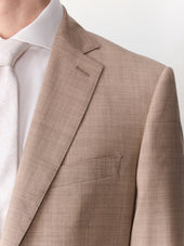 Costume 2 Pi Ces Regular En Laine Beige