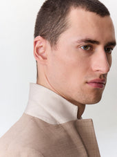 Costume 2 Pi Ces Regular En Laine Beige