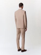 Costume 2 Pi Ces Regular En Laine Beige
